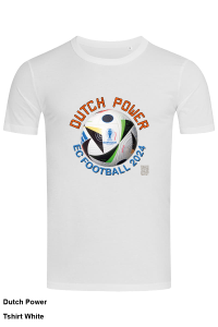 Dutch Power DPEC TS WH UNI T-shirt White  100% Ringgesponnen gekamd biologisch katoen STE9020-WHI ( White )